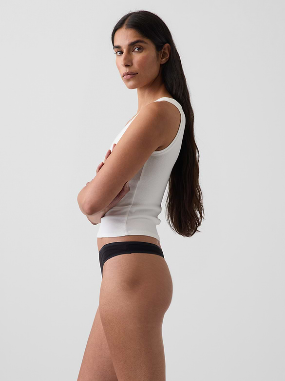SoftMade Organic Stretch Cotton Thong