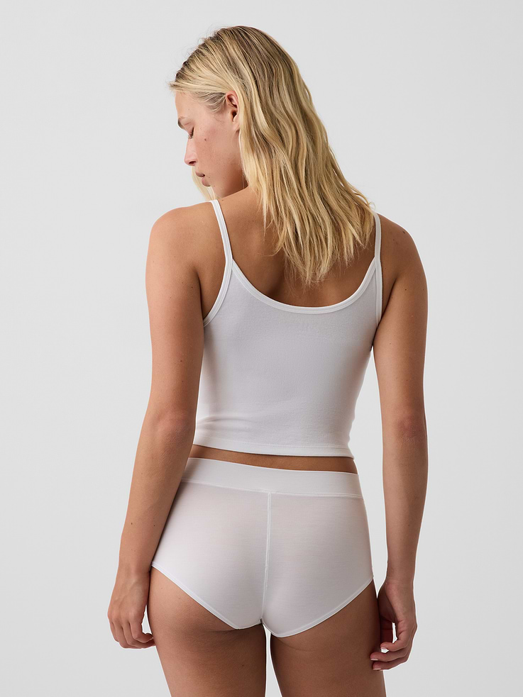L'image numéro 2 présente Culotte taille haute en modal PureDouceur