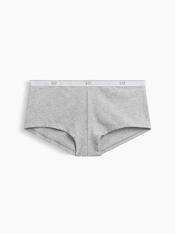 SoftMade Organic Stretch Cotton Logo Shorty