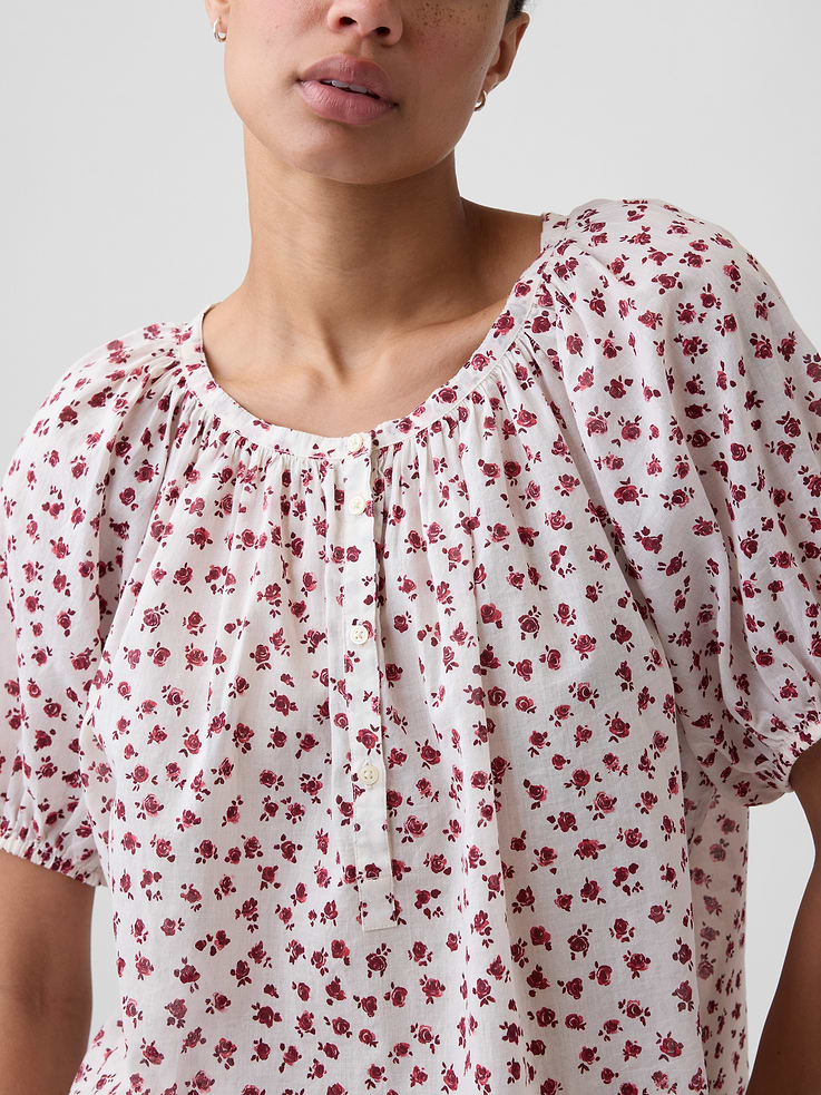 Image number 4 showing, Oversized Puff Sleeve Top