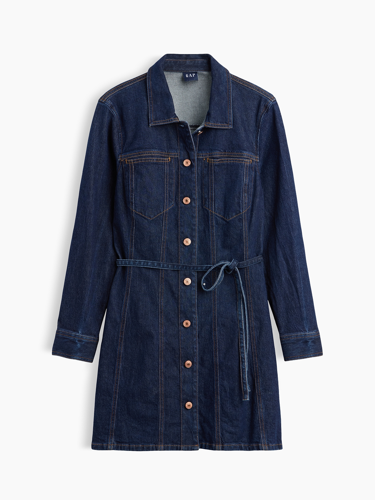 Denim Belted Mini Dress | Gap