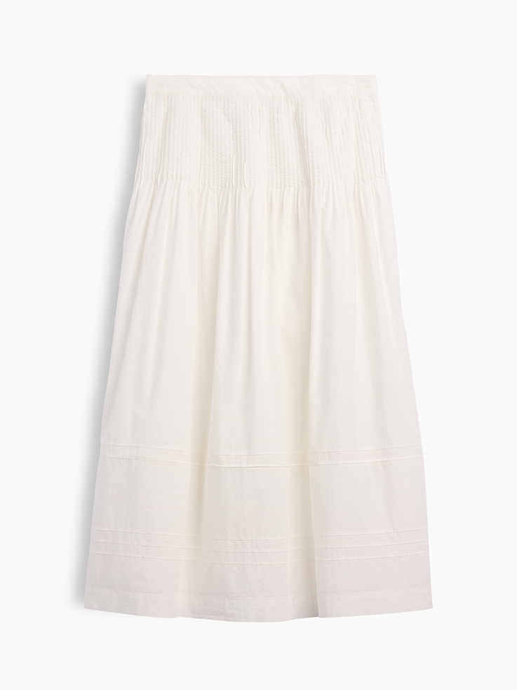 Image number 7 showing, Poplin Pintuck Maxi Skirt