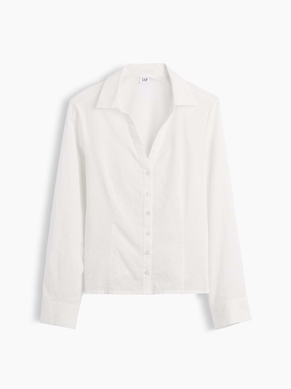 Textured Dobby Fitted Shirt