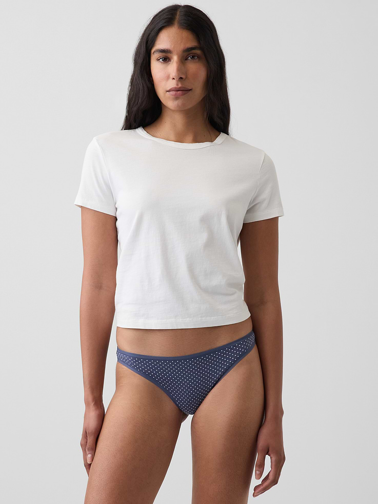 Image number 1 showing, SoftMade Organic Stretch Cotton Bikini