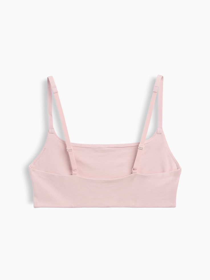 L'image numéro 7 présente Soutien-gorge léger à encolure dégagée en coton biologique extensible PureDouceur