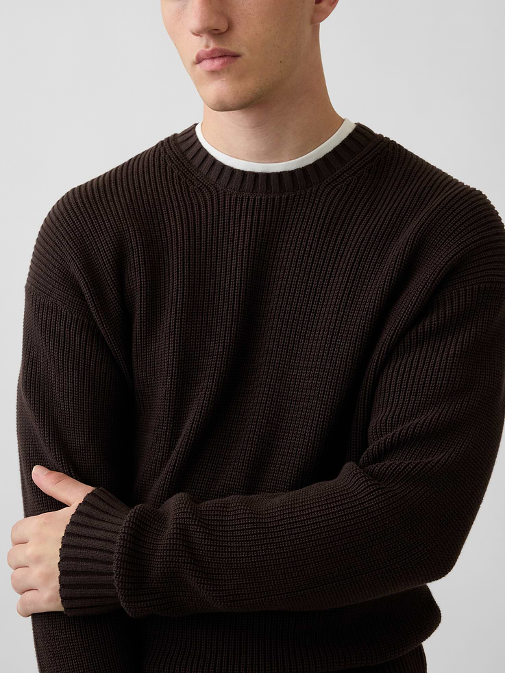 Image number 4 showing, Relaxed Shaker Sweater