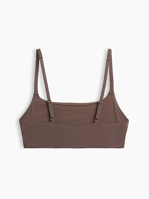 SoftMade Organic Stretch Cotton Scoop Bralette