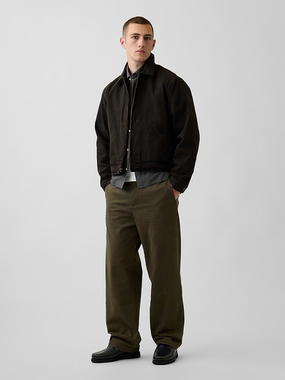 Heavyweight Twill Baggy Khakis
