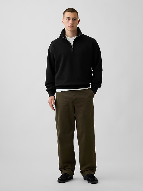 Heavyweight Twill Baggy Khakis