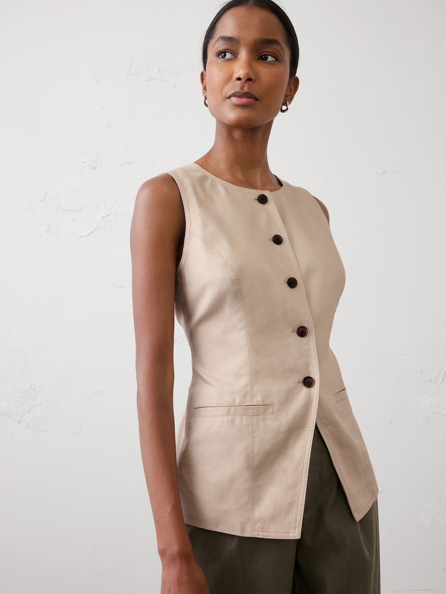 Image number 3 showing, Long Vest