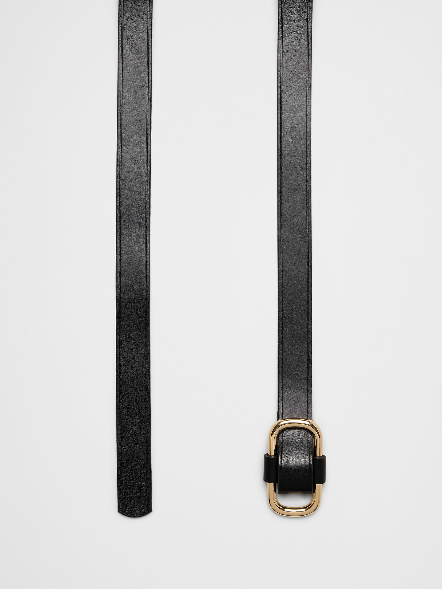 Image number 2 showing, Leather Square-Slider Buckle Belt