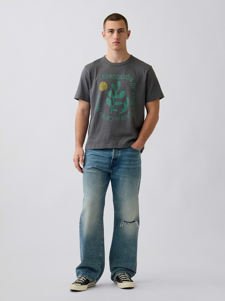 Image number 2 showing, Heavyweight Relaxed Graphic T-Shirt