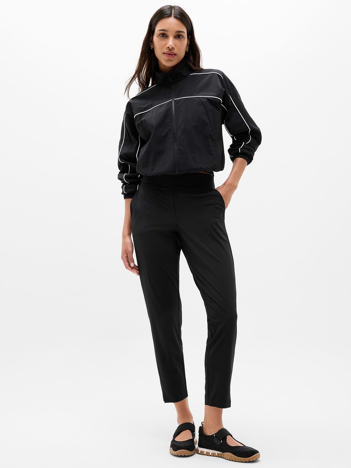 Brooklyn Mid Rise Ankle Pant | Athleta