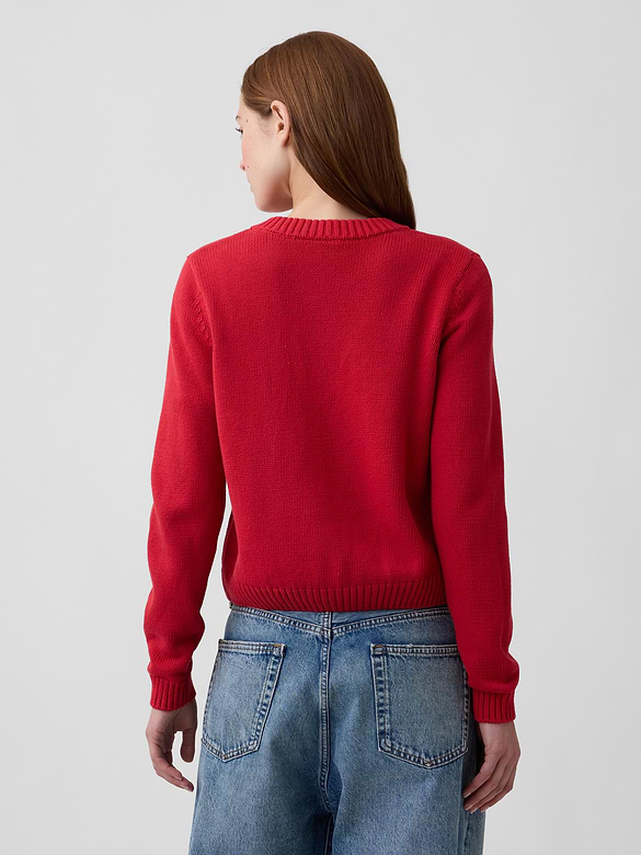 Crewneck Cardigan