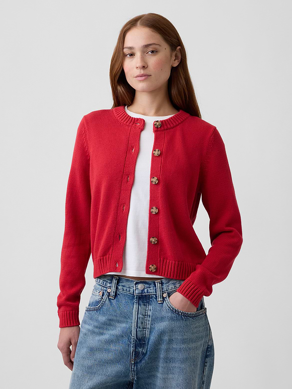 Crewneck Cardigan