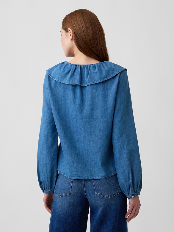 Relaxed Ruffle Top