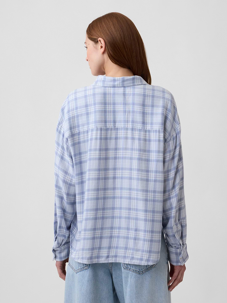 Image number 2 showing, Oversized Shirt in Flannel