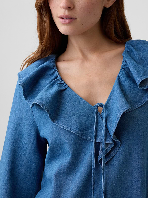 Relaxed Ruffle Top