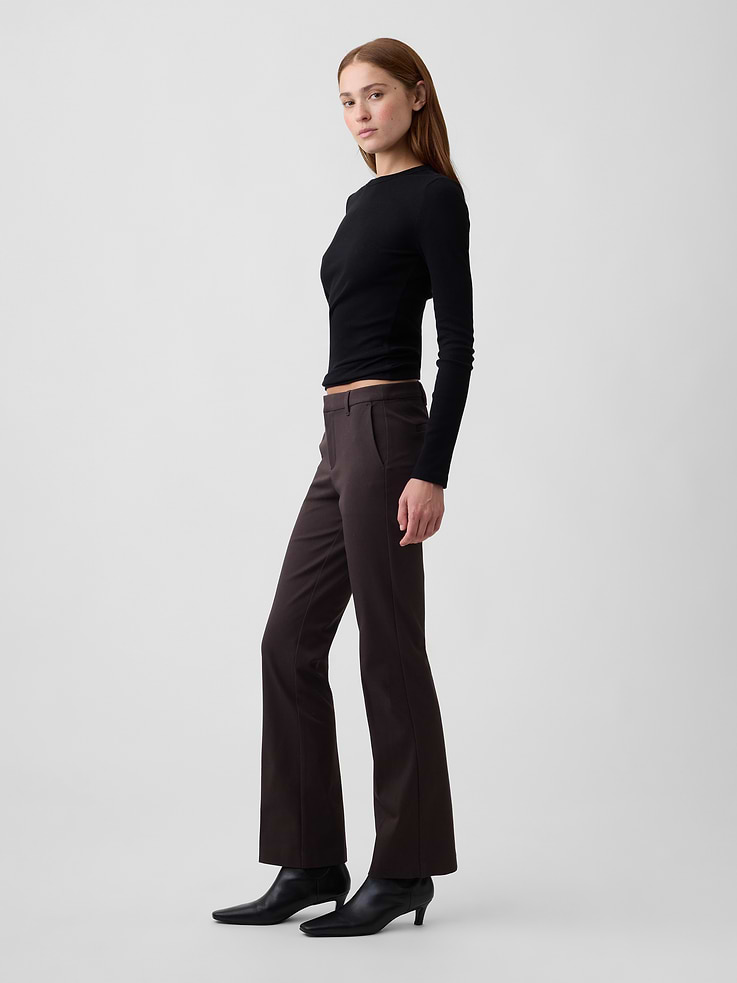 Image number 3 showing, Baby Boot Pants in Bi-Stretch