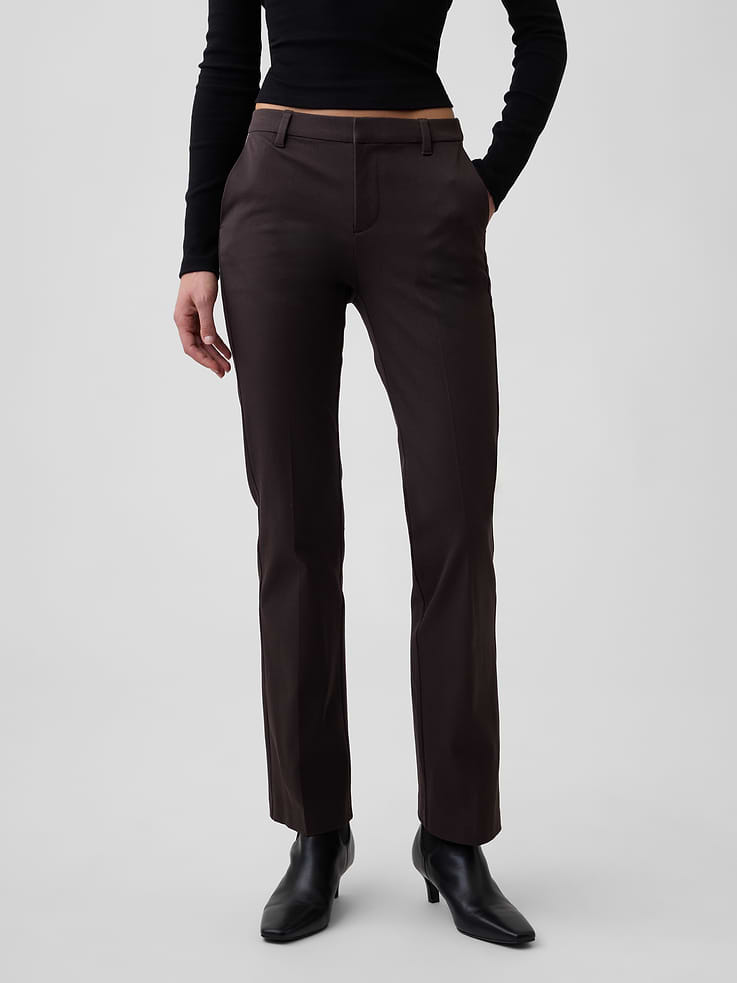 Image number 2 showing, Baby Boot Pants in Bi-Stretch