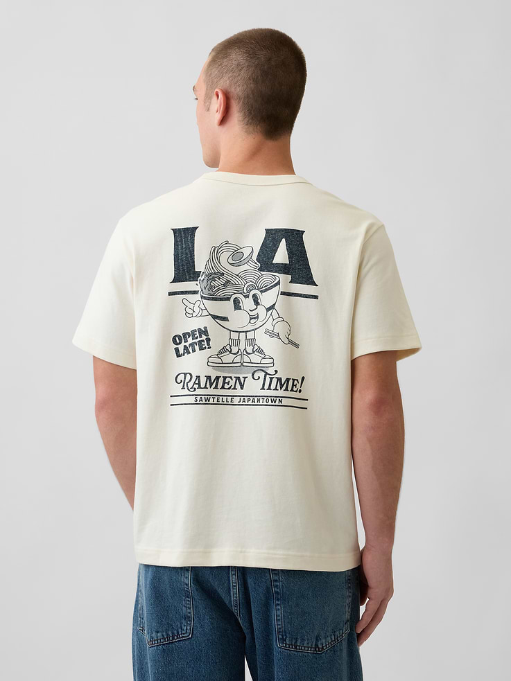 Image number 3 showing, Heavyweight Relaxed Graphic T-Shirt