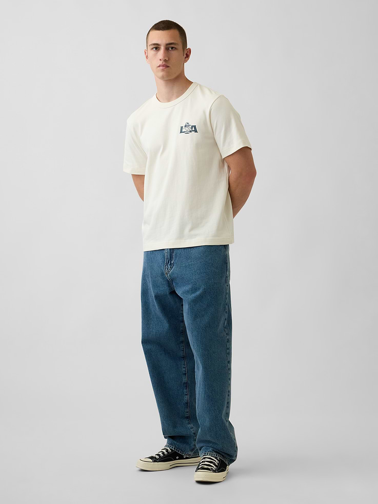 Image number 2 showing, Heavyweight Relaxed Graphic T-Shirt