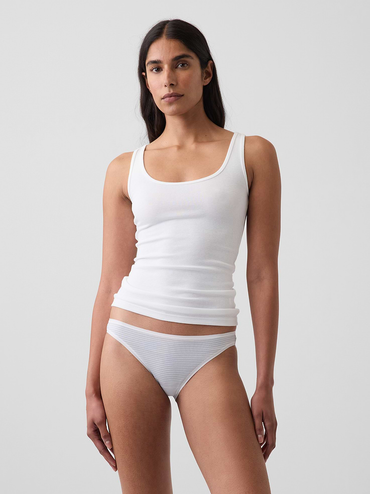 Image number 1 showing, SoftMade Organic Stretch Cotton Bikini