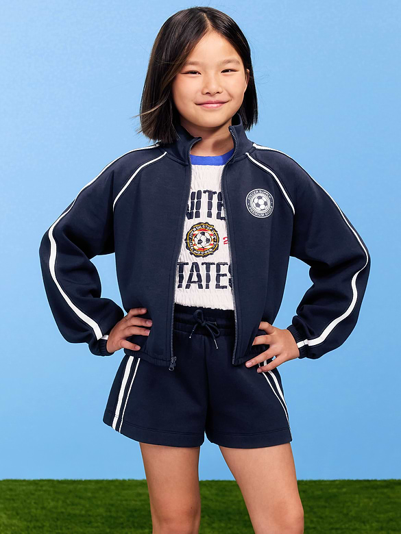 Dynamic Fleece USA Full-Zip Graphic Jacket for Girls