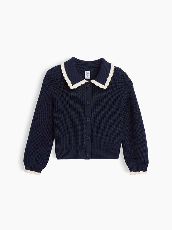 Baby & Toddler Collared Cardigan Sweater