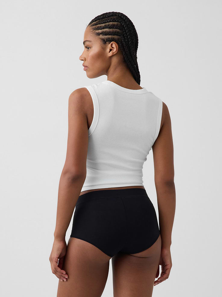 L'image numéro 2 présente Culotte taille haute en modal PureDouceur