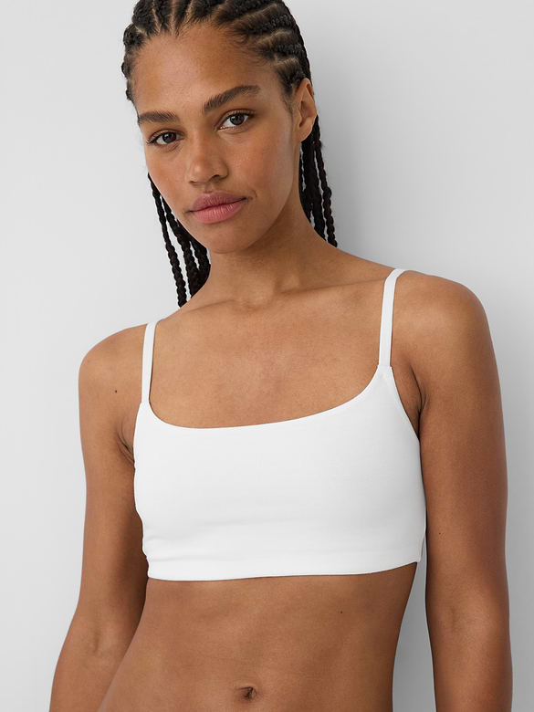SoftMade Organic Stretch Cotton Scoop Bralette