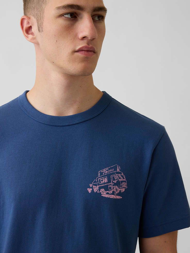 Image number 4 showing, California Taco Truck Heavyweight Graphic T-Shirt
