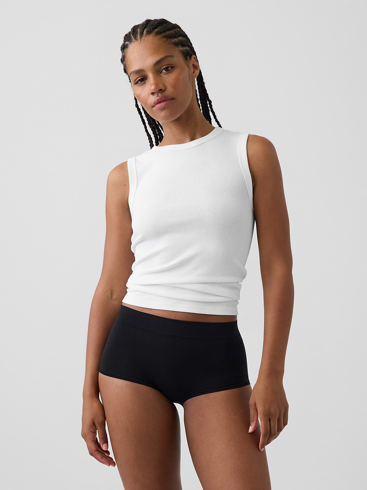 L'image numéro 1 présente Culotte taille haute en modal PureDouceur