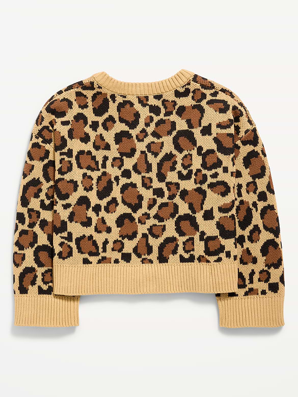Cozy Button-Front Cardigan Sweater for Girls