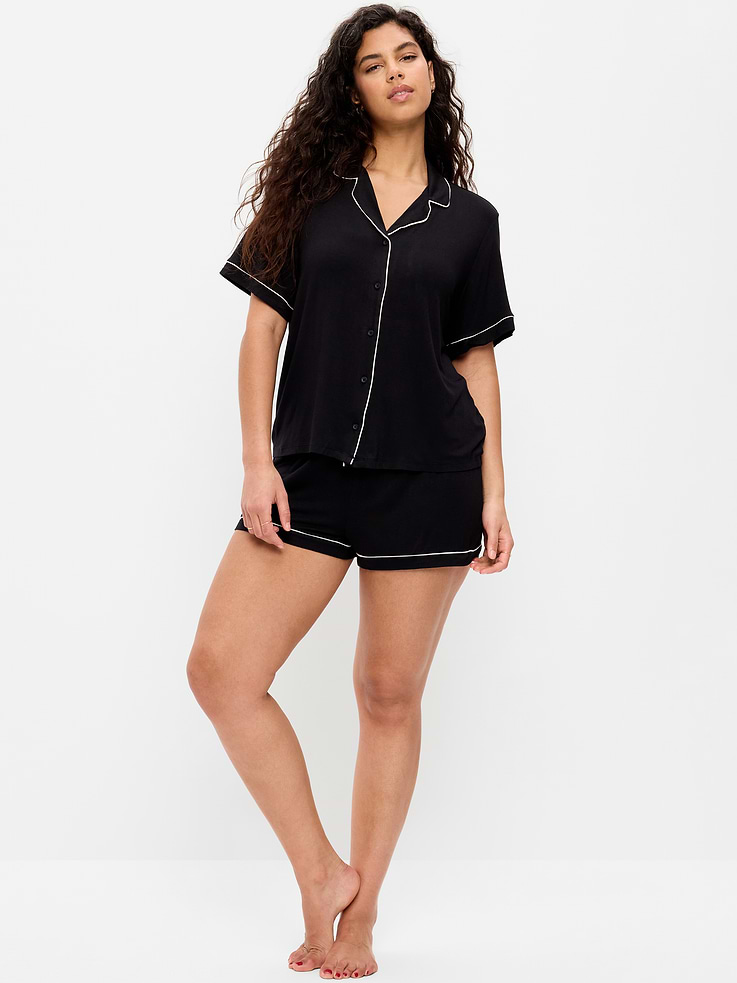 Image number 5 showing, Sunday Sleep Knit Jersey Short Set