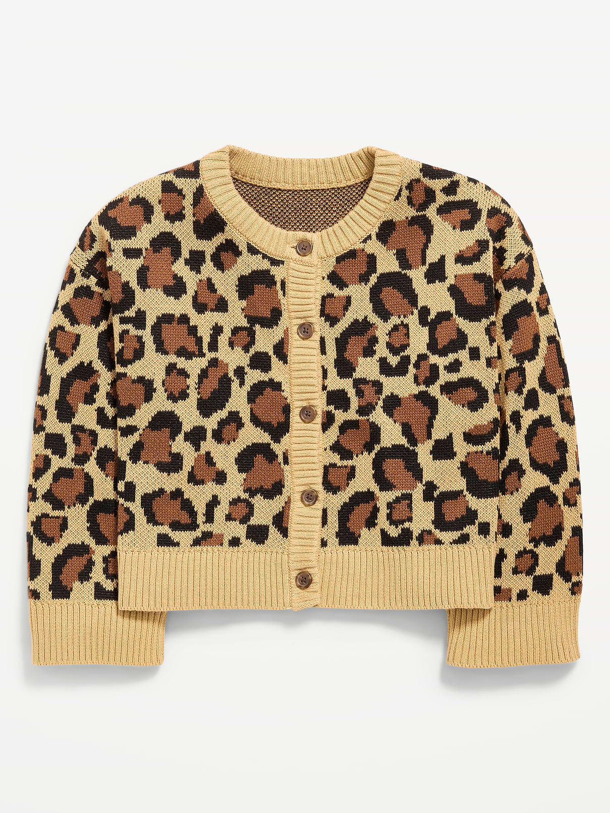 Image number 2 showing, Cozy Button-Front Cardigan Sweater for Girls