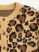 Image number 4 showing, Cozy Button-Front Cardigan Sweater for Girls