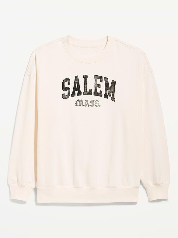 SoComfy Oversized Crew-Neck Sweatshirt