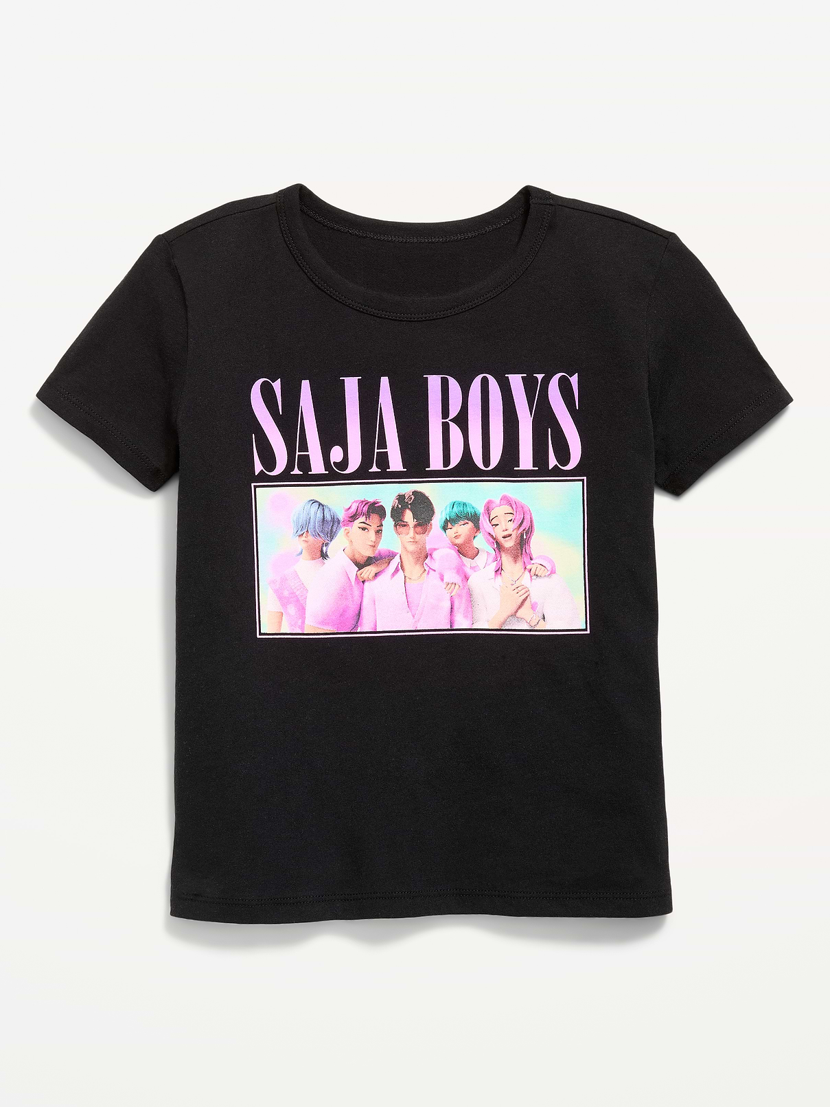 L'image numéro 1 présente T-shirt à imprimé Demon Hunters™ KPop pour fille