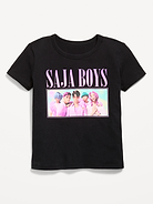 L'image numéro 1 présente T-shirt à imprimé Demon Hunters™ KPop pour fille