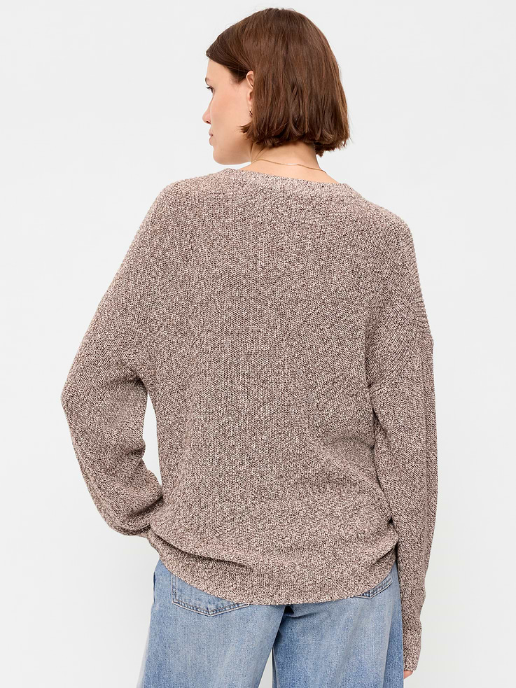 Image number 2 showing, Seaside Cotton Shaker Tunic Sweater