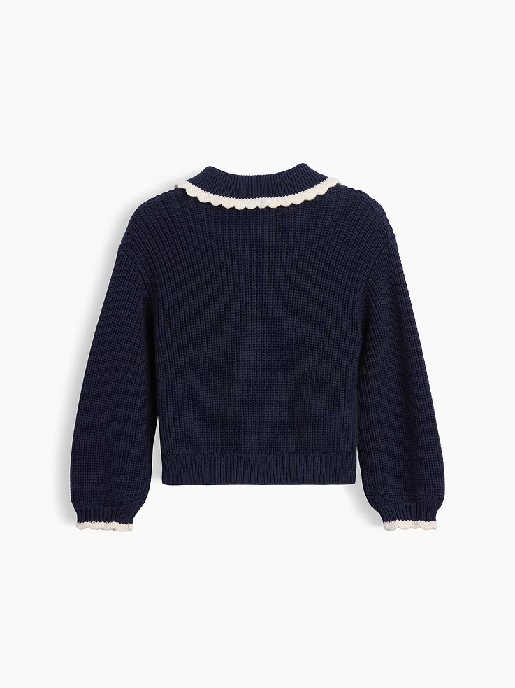Image number 2 showing, Baby & Toddler Collared Cardigan Sweater