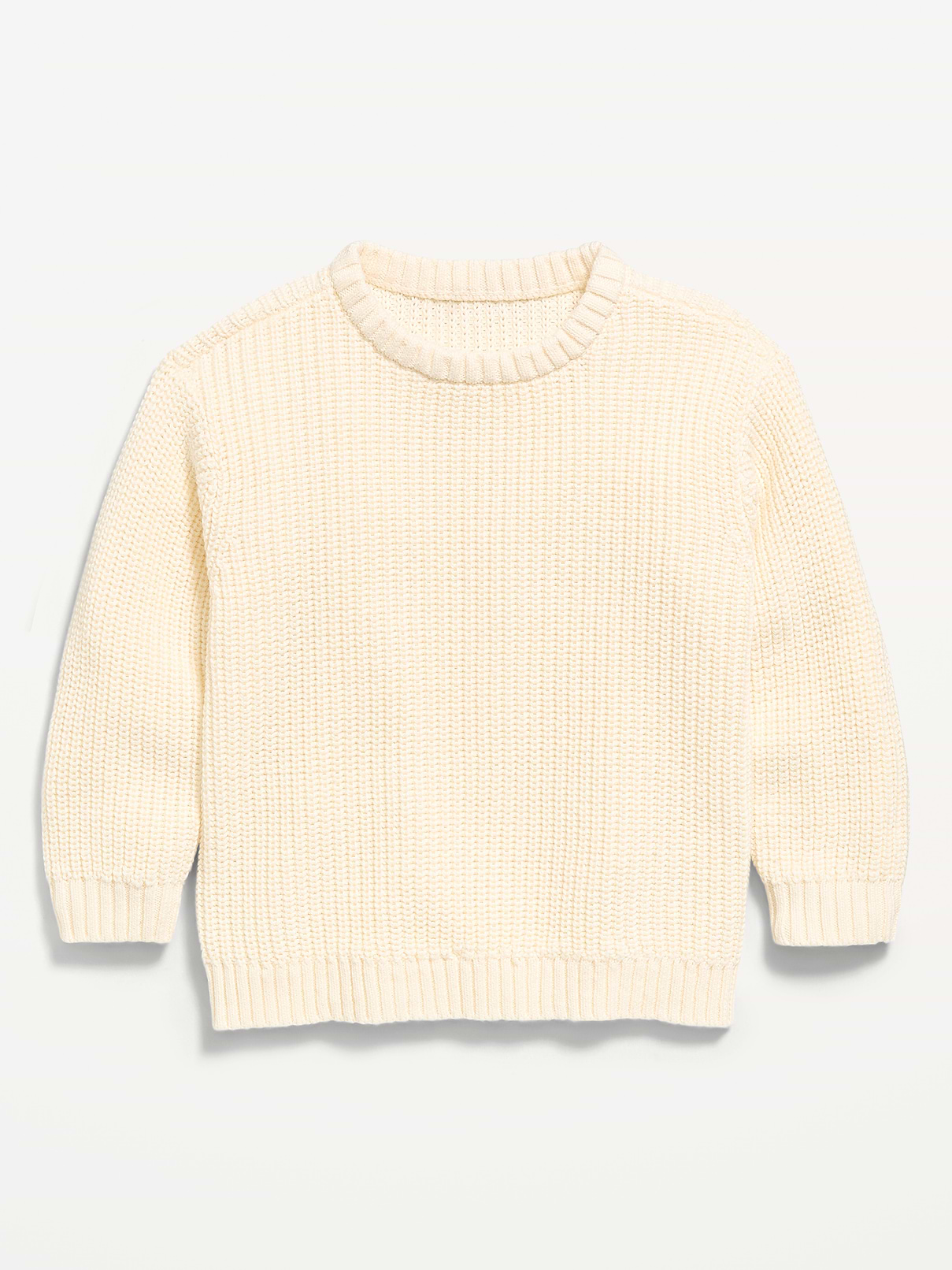 Image number 1 showing, Oversized Long-Sleeve Sweater for Toddler Boys