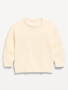 Image number 1 showing, Oversized Long-Sleeve Sweater for Toddler Boys