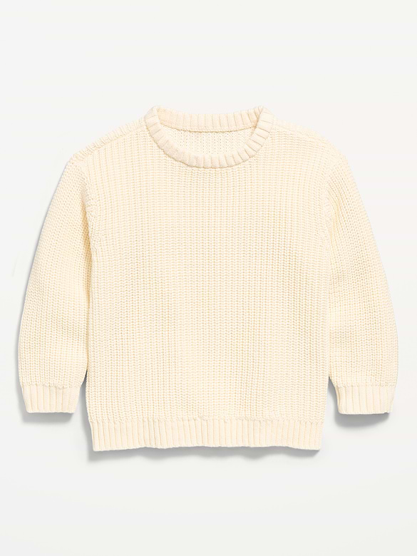 Oversized Long-Sleeve Sweater for Toddler Boys