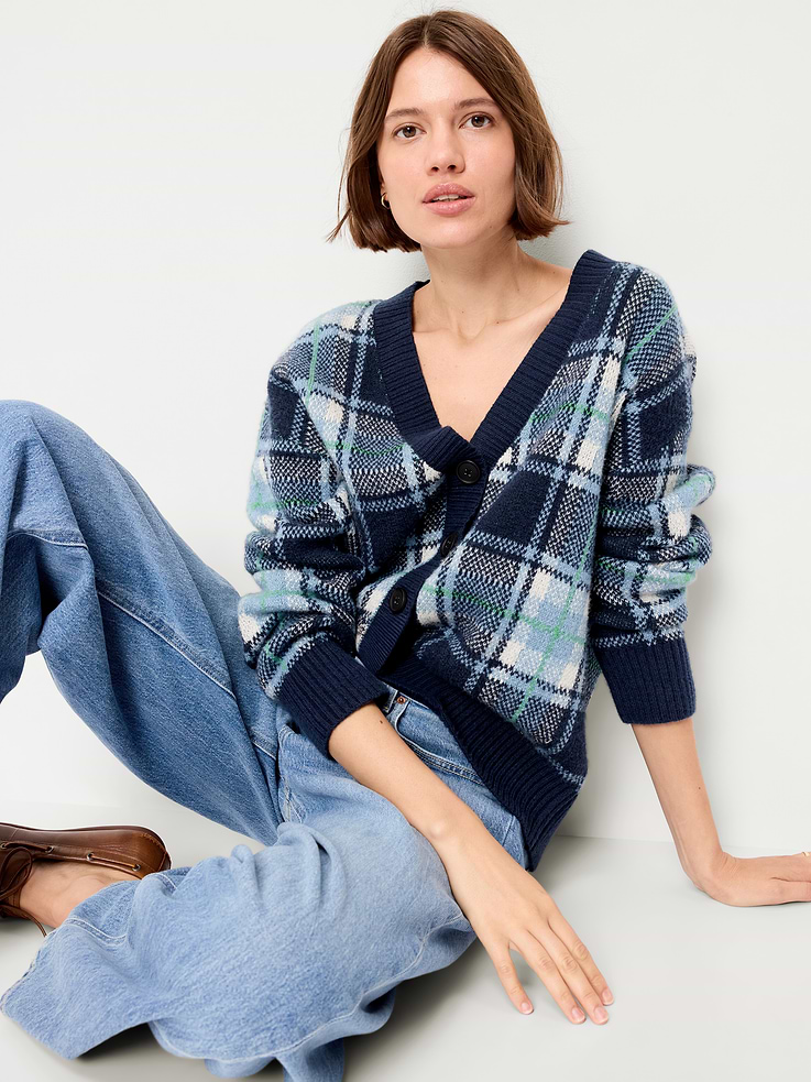 Image number 3 showing, SoSoft V-Neck Cardigan Sweater