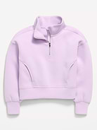 Image number 3 showing, Bounce Fleece Half-Zip Pullover Sweatshirt for Girls
