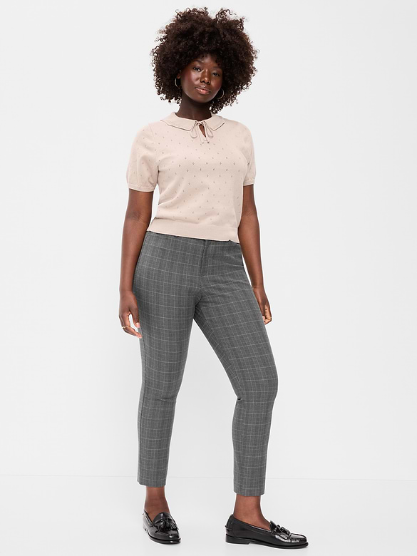 High-Waisted Pixie Skinny Ankle Pants