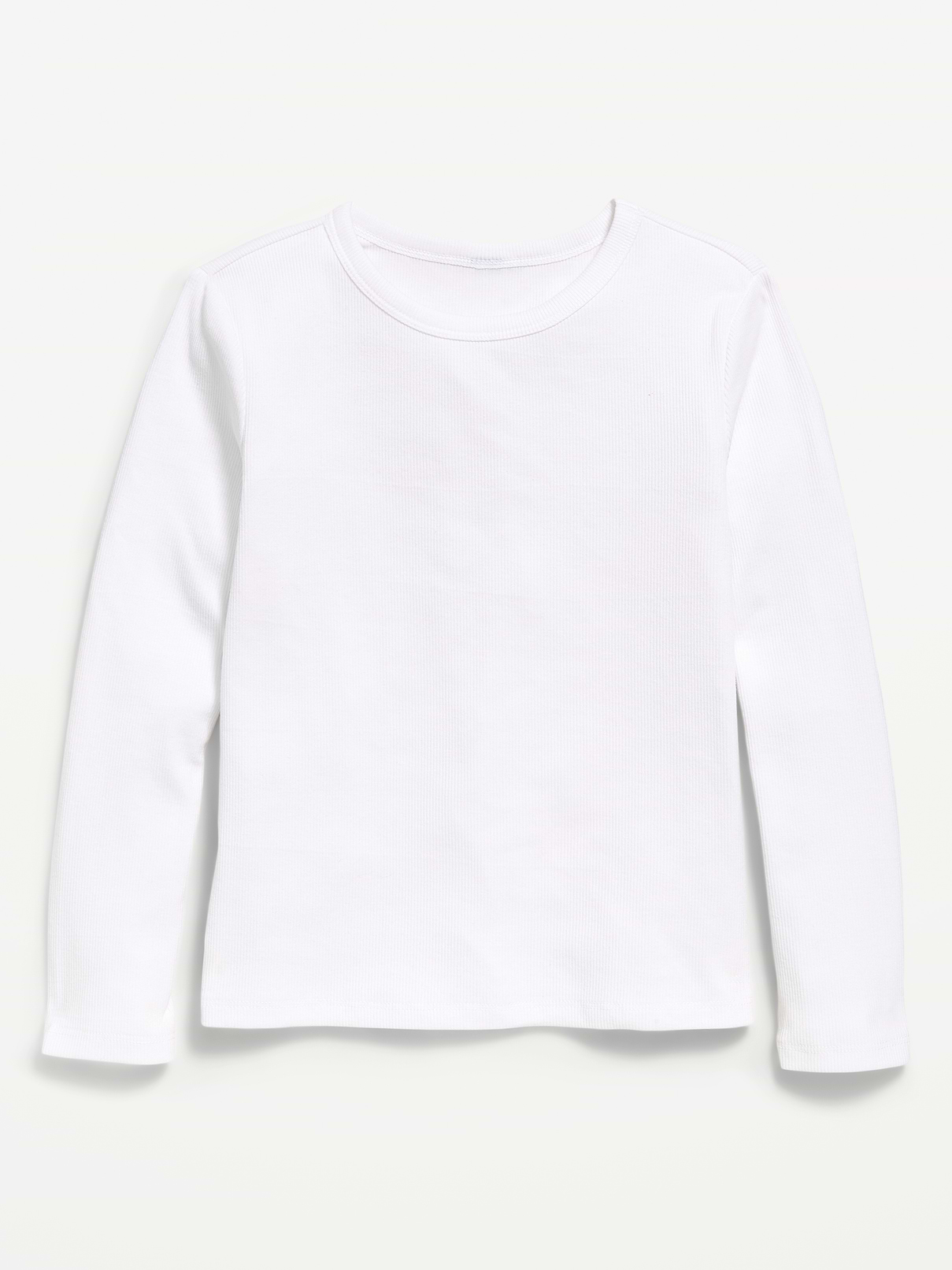 L'image numéro 1 présente T-shirt côtelé ultra-doux à manches longues pour Fille