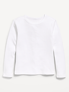 L'image numéro 1 présente T-shirt côtelé ultra-doux à manches longues pour Fille